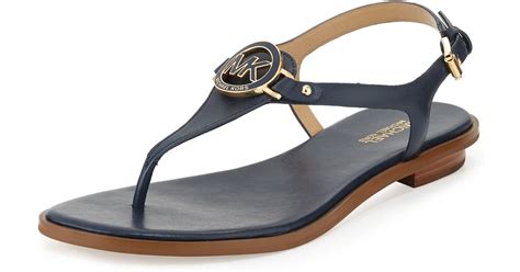 michael kors designer blue sandals.